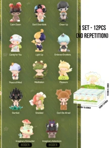 DIMOO Companion Series Blind Box Collectible, Cartoon Figure Statue Decoration, Home And Bedroom Display Ornament, Blind Box Figure Toy, Surprise Gift For Theme Parties, Birthdays, Christmas, And Friends - Multicolor - View 12