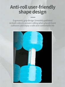 1/2pcs 1000ml Adjustable Weight Dumbbell Fitness Equipment, Water-Filled Dumbbell, Suitable For Home Gym Training, Plastic Water Bottle, Can Be Used For Workout And Yoga Training (Unwatered During Transportation, Need To Fill Water By Yourself) - Fitness Accessories