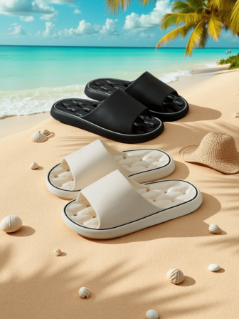 Breathable Non-Slip Slippers For Indoor Home/Hotel/Bathroom Use, Unisex