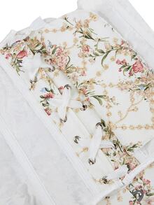 1件装女士刺绣束腰带，塑身腰封，适合派对和日常穿着