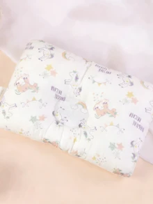 1 件 Oeko-Tex 认证白色婴儿枕头，单人，适合新生儿，四季皆宜 - 白色 - 查看 3