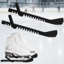2pcs Adjustable Ice Skate Blade Protectors - Durable Rubber, Anti-Puncture Protection For Figure & Hockey Skates, Ice Skate Guards