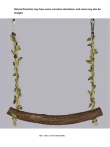 纯天然鹦鹉玩具秋千鸟玩具解闷玩乐虎皮牡丹专用品爬咬笼室内摆件