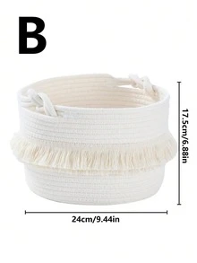 1件装 - 高品质大号洗衣篮，带提手，采用耐用材料制成，有深灰色、白色和黑色三种颜色，拼接设计，适合家庭、宿舍、浴室和卧室使用 - 时尚实用的衣物收纳解决方案。 - 彩色 - 查看 14