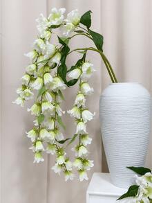 1/2/3支装，95厘米仿真铃兰，适用于墙面、客厅、卧室、婚礼、派对装饰、桌面摆设。家居、桌面、厨房、婚礼、餐桌、中心装饰、办公室、花园、户外、房屋、庭院装饰，适合春、夏、秋、冬四季。 - 白色 - 查看 2
