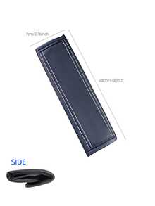 Fiber Leather Perforated Car Seat Belt Shoulder Pad Cover
