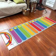 1pc 0.5*1.5m Party Game Tablecloth, Suitable For Birthday Party, Theme Events, Company Team Building, Gatherings, Holidays - Multicolor - View 1