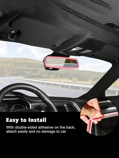 1Simple Silicone Protective Case For Car Rearview Mirrors, Car Decoration, Suitable For Most Cars, Model Y/3 Central Control Protective Case, Protecting Screen Safety, Essential Accessories In The Car