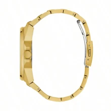 Guess Men's Wrist Watch, Gold Quartz Watch, Fashion Men's Wrist Watch, Elegant Analog Wrist Watch, Suitable For Daily Office, Party, Casual Wear, Premium Metal Strap Quartz Watch, GW0798G2 - Gold - View 5
