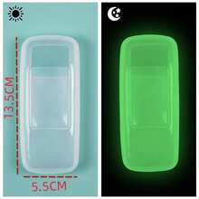 1pc Luminous Silicone TV Remote Control Protective Cover,Women's Day,Travel Essentials,Wedding Favours,Y2k,Bedroom,Car Accessories Women,Kitchen Deccorkitchen Decor - White - View 11