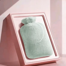 Heat Bottle With Soft Cover –Leak Proof 1L/2L Large Heat Bottles,PVC + Bed Bottle Fluffy,Gifts For Men Women Romantic Valentine's Day Gifts, Birthdays, Weddings, Anniversaries, Wives, Husbands, Mothers, Women, Girlfriends, Boyfriends