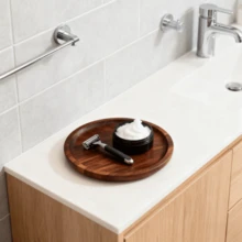 1 Piece Wooden Serving Tray In The Shape Of Christmas Tree-Multifunctional Kitchen Cutting Mat For Fruits, Bread, Steak, Pizza And Dessert-Food- Holiday Serving Tray-Ideal Christmas And Back-To-School Gifts. - Rust Brown - View 5