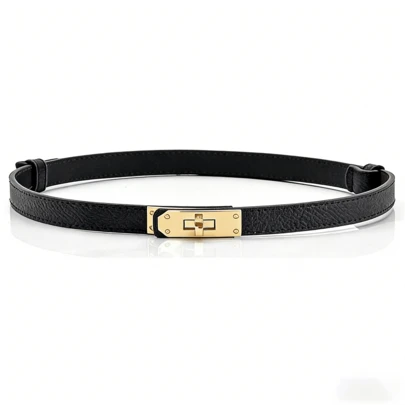 1pc Adjustable Skinny Waist Belt For Women, Versatile For Dresses, Sweaters, Jackets, Ins Style, All Season