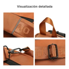 Mochila Bandolera Hombre Mujer Unisex + Bolso Cruzado Antirrobo Impermeable + Bolsa de Pecho Sling Bag Multifuncional + Mochila para iPad Celular Grande + Tela Oxford Alta Densidad Resistente al Agua + Cerradura Cifrada 3 Dígitos + Correa Ajustable Ambos Hombros Desmontable + Tiras Reflectantes Nocturnas + Múltiples Compartimentos con Cremallera + Bolsillo Interior Documentos + Gancho para Llaves Gafas + Ligera y Cómoda para Viaje Trabajo Gimnasio Ciclismo Senderismo Viajes Diarios + Estilo Casual Moderno Naranja Negro Rosa Azul Gris + Ideal para Uso Diario Exterior + Gran Capacidad Organizada | Antirrobo + Impermeable + Reflectante + Unisex - Negro - Ver 11