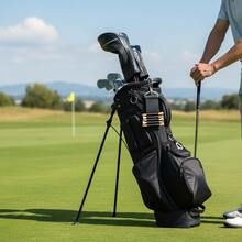 PU Leather Golf Tee Holder With Keychain Large Capacity For Tees Organizer For Golfers Outdoor Sports - Multicolor - View 1