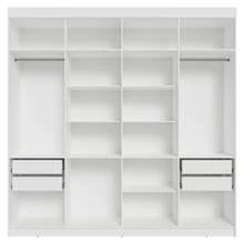 Ropero Closet Madesa Venus 8 Puertas 4 Cajones 216cm BB 05 - Multicolor - Ver 8