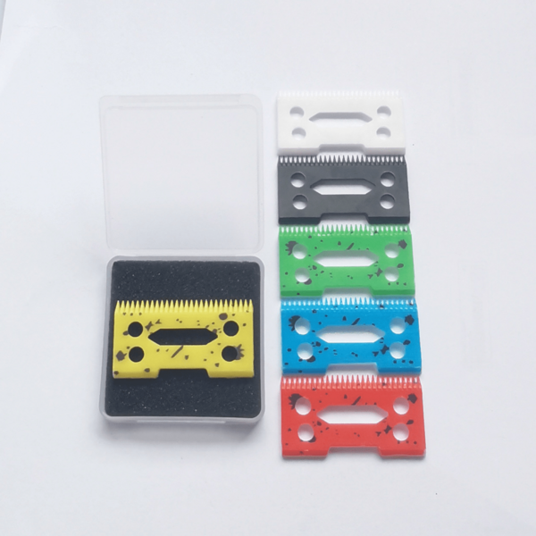 Recortadora inalámbrica mágica 8148, cuchilla de cerámica de 28 dientes, 6 opciones de color, serie A5, serie A con cuchilla desmontable, cerámica apta para Andis, Oster, Laube, recortadora eléctrica para aseo, cuchilla de cerámica para mascotas, cuchilla universal para recortadora de mascotas, accesorios de cabezal de tijera