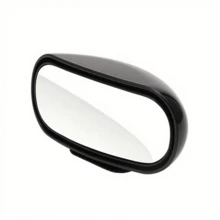 1pc 360° Rotating Blind Spot Mirror, Universal 360° Rotating Car Blind Spot Mirror, Reduces Blind Spots, Easy To Install, Enhances Visibility And Safety, 360° Wide Angle Blind Spot Mirror - High Definition Glass Clip-On Rearview And Side Mirror Extender, Eliminates Front And Rear Wheel Blind Spots, Universal Safety Upgrade, Car Blind Spot Eliminator Mirror - A - View 11