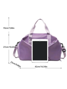 Large-Capacity Sports Fitness Yoga Bag With Independent Shoe Leisure Wet Dry Separation Travel Backpack Yoga Sports Bag Women's Storage Training Bag Women's Fitness Bag Gym Backpack Suitable For Travel Fitness Yoga Sports Business Work Beach Summer Vacation Travel Essential Gym Gear Fitness Accessories Sport Bag - Multicolor - View 11