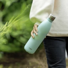 Tyeso Large Capacity Stainless Steel Cola Bottle Sports Kettle, 750/1000ML Big Size Perfect For Outdoor Activities! Leakproof Vacuum Insulated Tumbler Mug, Keep Cold For Hours, Thermal Cup For Camping Hiking Cycling, Portable Bike Water Bottle, Reusable Vacuum Cup, Lightweight - Multicolor - View 5