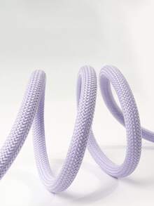 1pc Reflective Dog Leash With Comfortable Padded Handle, Woven Nylon, Shock-Absorbing Outdoor Training Pet Lead Suitable For Large, Medium, Small Dogs, 360° Swivel Tangle-Free Hook - Multicolor - View 6