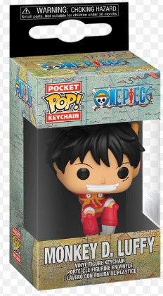  FUNKO 钥匙扣：OPS12-路飞（蛋头）- 礼品创意 - 官方周边 - 视频粉丝 - 收藏展示模型