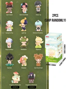 DIMOO Companion Series Blind Box Collectible, Cartoon Figure Statue Decoration, Home And Bedroom Display Ornament, Blind Box Figure Toy, Surprise Gift For Theme Parties, Birthdays, Christmas, And Friends - Multicolor - View 14