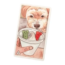 1pc 狗塔罗牌：78 张卡片和指南，卡牌游戏，灵感来自智慧、可爱和忠诚。 - 彩色 - 查看 4