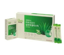 Good Base Aloe Jelly Stick Drink 15g * 30 Sachets | Daily Plant-Based Beverage - Gel lô hội Good Base - Xem 1