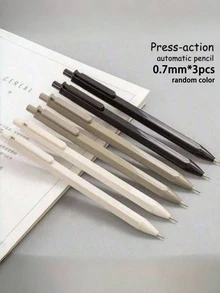 0.5毫米和0.7毫米铅芯自动铅笔套装（1/2/3套）：款式多样。是返校季的理想之选，也是学习用品、办公用品和桌面装饰的完美选择。适合作为圣诞礼物、家居装饰品、文具以及返校季必备品。 - 彩色 - 查看 14