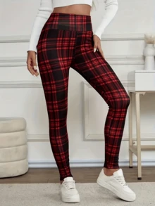 1pc Winter Sport Leggings High Waist Thick Wool Pants Letter Embroidery Velvet Thick Thermal Pants Fleece Legging Winter Clothes Women  Women's Winter Clothing Of Women's Winter Clothing Women's Winter Fashion Women's Winter Promotion Of Women's Winter Clothing Christmas   Conjunto Deportivo  Leggings Para Mujer  Licras Para Mujer  Joggers Women  Jogger Para Mujer  Leggings For Women  Yoga Pants Gym Set   Leggings Set - Đỏ - Xem 5