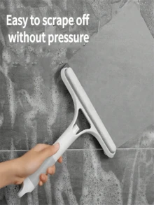 三合一玻璃刮刀，集刮水器和喷雾器于一体，多功能手持式玻璃刮刀，可用于喷洒、清洁和刮除玻璃污渍，适用于瓷砖、汽车挡风玻璃、镜子、浴室等。是厨房、浴室、家居用品和家用物品的理想之选，尤其适合开学季使用。（灰色/白色海绵条随机发货） - A - 查看 5