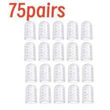 QKC 1-75pcs Silicone Toe Protector, Anti-Friction Toe Cap, Thin Silicone Toe Sleeve, Ankle Protection, Finger Protection - Transparent - View 11