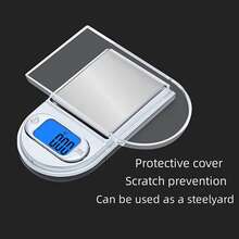 1pc High Precision 0.01g LCD Digital Scale, Mini Portable Scale, Jewelry And Diamond Specific Accurate Electronic Scale, Kitchen Scale, Food Scale, Household Item (Excluding Battery)