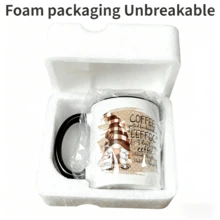 1pc, 11 Ounces Coffee Mug, Coffee Spelled Backwards EEFFOC Coffee Mug, Coffee Mug, Gnome Coffee Mug - Multicolor - View 6