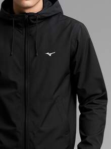 Men's Sports Windbreaker Jacket For Biking And Motorcycling, Black, Mizzu - 黑色 - 查看 6