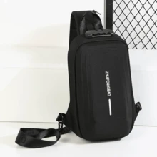 Mochila Bandolera Hombre Mujer Unisex + Bolso Cruzado Antirrobo Impermeable + Bolsa de Pecho Sling Bag Multifuncional + Mochila para iPad Celular Grande + Tela Oxford Alta Densidad Resistente al Agua + Cerradura Cifrada 3 Dígitos + Correa Ajustable Ambos Hombros Desmontable + Tiras Reflectantes Nocturnas + Múltiples Compartimentos con Cremallera + Bolsillo Interior Documentos + Gancho para Llaves Gafas + Ligera y Cómoda para Viaje Trabajo Gimnasio Ciclismo Senderismo Viajes Diarios + Estilo Casual Moderno Naranja Negro Rosa Azul Gris + Ideal para Uso Diario Exterior + Gran Capacidad Organizada | Antirrobo + Impermeable + Reflectante + Unisex - Negro - Ver 12