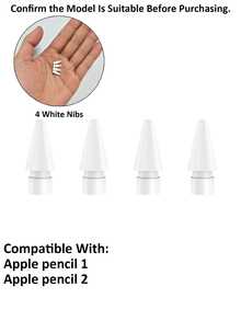 6pcs Apple Pencil Nibs, Compatible With 1st/2nd Gen & IPad Pro | 3 Resistance Levels | Soft Universal Nibs, Suitable For 2018-2025 IPad Pro | Stylus Accessories - Multicolor - View 14