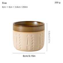 Vintage Ceramic Espresso Cup - Japanese Tea Cup, Suitable For Home Or Office, Ideal Gift For Ramadan Or Eid, Hand Wash Only