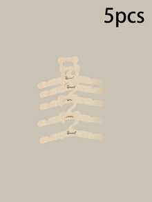 5pcs Personalized Name Baby Hangers - Valentine's Day Gifts For Infants And Children, Customized Wooden Baby Closet Set, Baby Shower Gifts