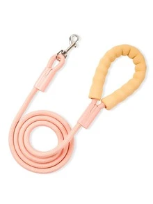 1pc Reflective Dog Leash With Comfortable Padded Handle, Woven Nylon, Shock-Absorbing Outdoor Training Pet Lead Suitable For Large, Medium, Small Dogs, 360° Swivel Tangle-Free Hook - Multicolor - View 9