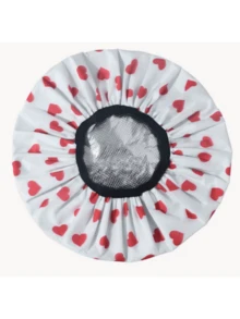 升级版蒸汽美发帽 - 无需电池，低刺激护发帽，深层滋润并吸收营养，适合所有发质（直发/波浪/卷发），家用和沙龙两用，男女通用，时尚设计，佩戴舒适，透气面料 - 紅色 - 查看 1