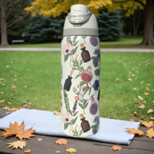 0wallaa' 32oz This Stainless Steel Insulated Water Bottle Is Sufficient To Meet Your Daily Hydration Needs. It's Easy To Clean, Leak-Proof, Durable, And Resistant To Breakage. Convenient To Use, Lightweight, And Portable, It's Suitable For Various Occasions Such As Fitness, Running, And School. - 白色 - 查看 2