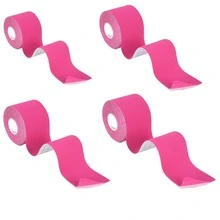 4-Piece Set Of Sports Tape Muscle Patches, Four-Color Muscle Patches Set, Elastic Sports Athletic Gear Muscle Effect Tape Chest Patches Muscle Patches - Multicolor - View 12