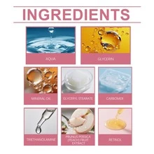 1 Unidad Crema Hidratante de Durazno con Ingredientes Suaves, Ilumina y Cuidado Piel Facial, Humectación Duradera, Cuidado Diario para Todo Tipo de Piel - Durazno - Ver 4