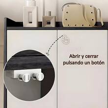 Minimalist Wooden Shoe Organizer With Drawer - 灰色 - 查看 4