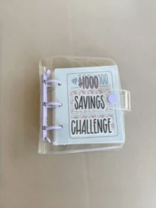 Sổ tiết kiệm, Sổ tiết kiệm thử thách kèm phong bì ($1000), Sổ ngân sách tái sử dụng kèm phong bì đựng tiền mặt, Bìa mờ, Sổ tay thử thách tiết kiệm tiền mặt, Sổ tổ chức du lịch, Túi đựng mỹ phẩm, Sổ tổ chức kỳ nghỉ, Sổ tổ chức để tùy chỉnh mục tiêu và phần thưởng cho các chiến lược tài chính, Ví đựng phong bì tiền mặt và hệ thống lập kế hoạch, Thích hợp cho gia đình, làm quà tặng, kỳ nghỉ và các ngày lễ (Halloween, Giáng sinh) và hơn thế nữa. - Nhiều màu - Xem 12