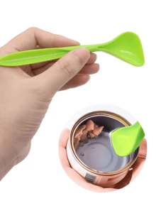 Pet Food Can Sealing Lid, Pet Food Spoon, Multifunctional Food Cover, Cat & Dog Food Can Accessories, Soft, High Quality, Easy To Clean, Fits Most Can Sizes, Essential Daily Item For Pet Owners, Suitable As Ramadan Gift, Birthday Gift, Great For Pet Lovers, Friends And Family