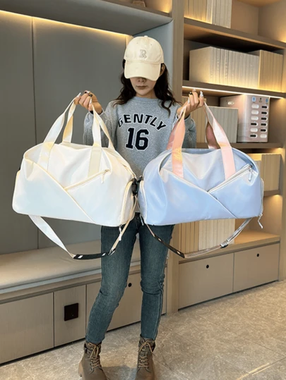 Large-Capacity Sports Fitness Yoga Bag With Independent Shoe Leisure Wet Dry Separation Travel Backpack Yoga Sports Bag Women's Storage Training Bag Women's Fitness Bag Gym Backpack Suitable For Travel Fitness Yoga Sports Business Work Beach Summer Vacation Travel Essential Gym Gear Fitness Accessories Sport Bag