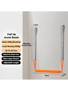 Bộ dây hỗ trợ tập hít xà có thể điều chỉnh, phù hợp cho cả nam và nữ tập luyện trong nhà, tập treo người, tập hít xà ngược và giãn cơ. - Nhiều màu - Xem 9